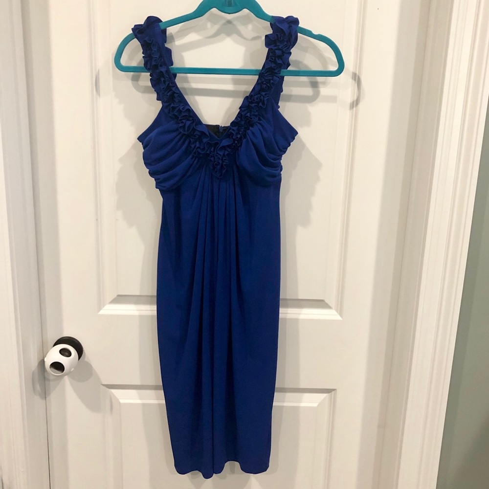 Royal blue dress